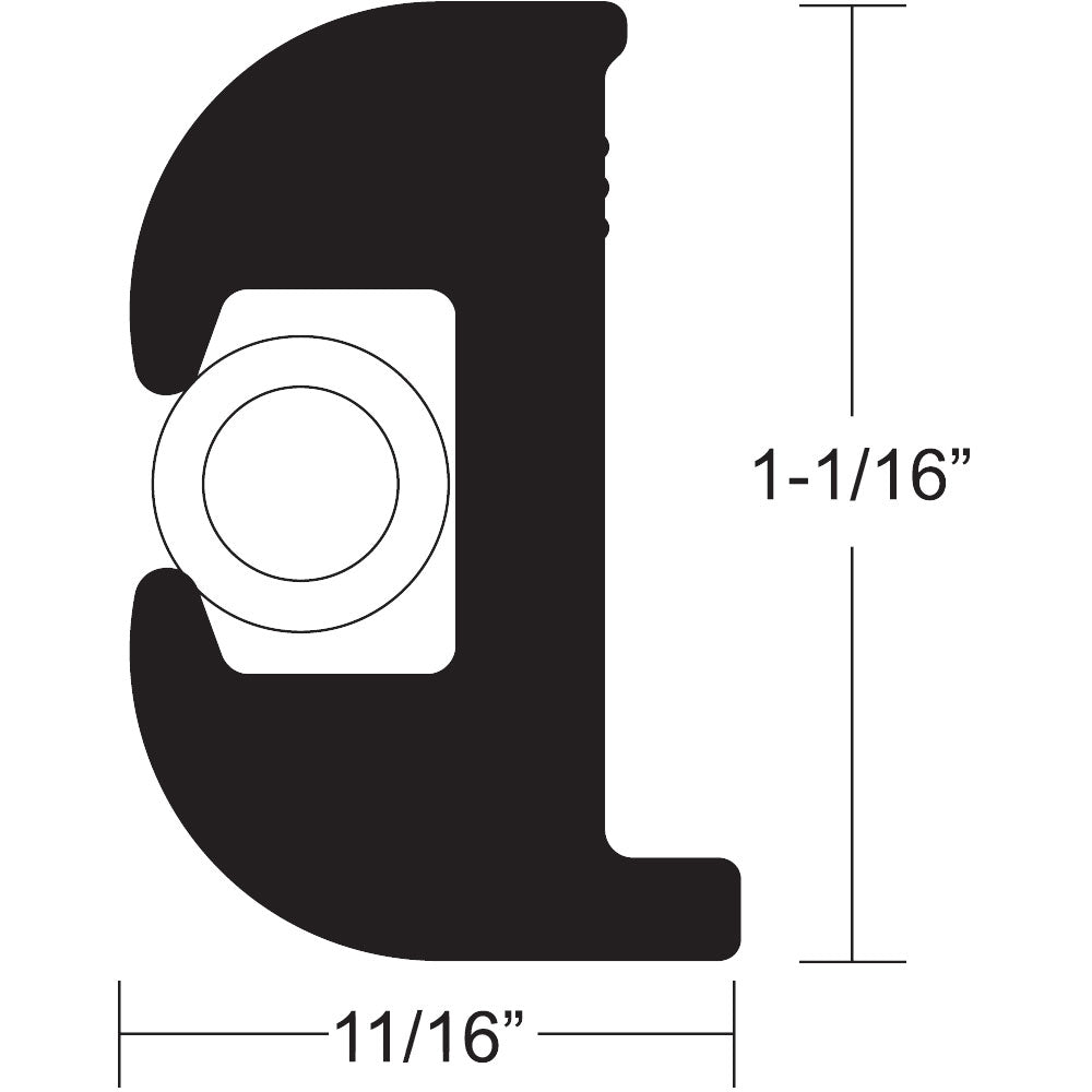 TACO MARINE Semi-Rigid Rub Rail Kit - 70