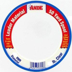 Ande Premium Monofilament Line - 1 lb. Spool - 15 lb. Test - Clear