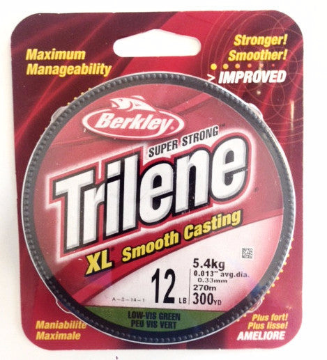 Berkley Trilene XT 20 lb / Low Vis Green
