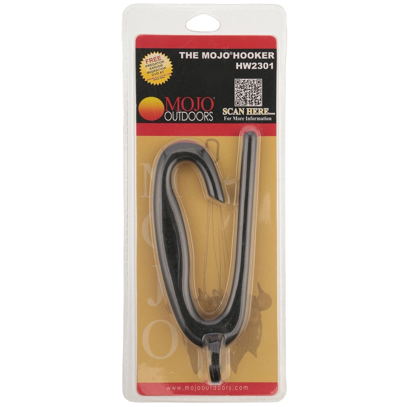MOJO Outdoors Hooker for Texas Rigs, Hunting Gear and Accesories For Decoys  And Duck Hunting, Black, One Size, (HW2301)