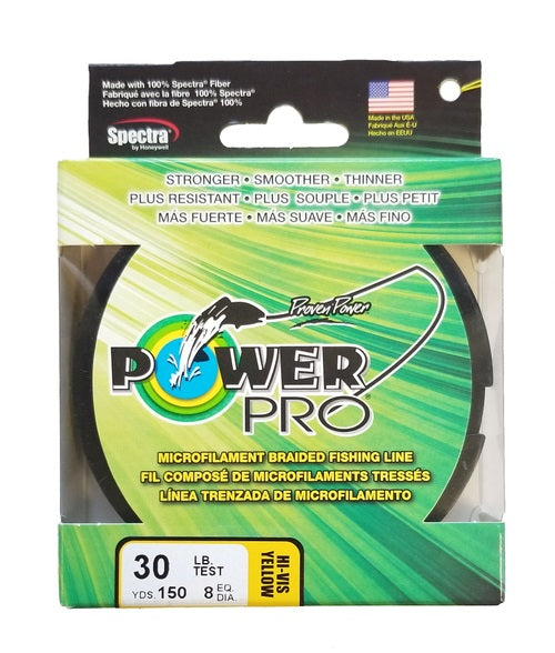 Power Pro Yellow Braided Fishing Lines & Leaders 40 lb Line Weight Fishing  for sale