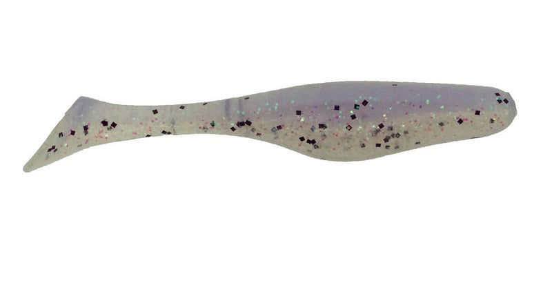 SaltWater Assassin Curly Tail White/Pink 4 10pk