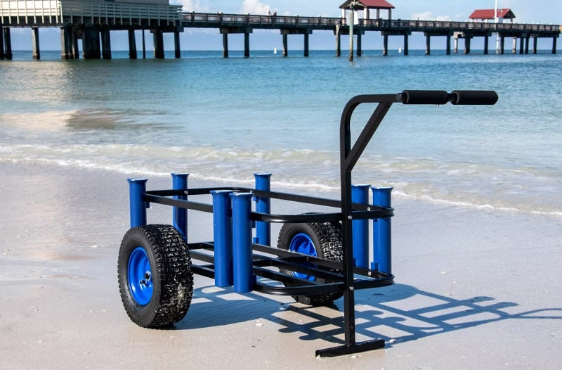 VEVOR Beach Fishing Cart, 34.5 x 23.6 x 25.5 inch Fish and Marine