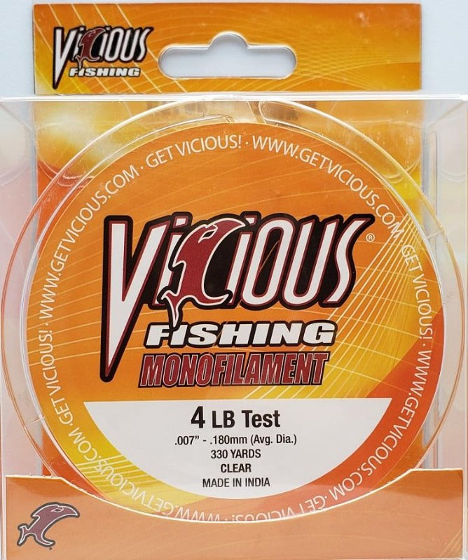 Vicious Ultimate Mono Fishing Line- 8 lb 330 Yards– Hunting and Fishing  Depot