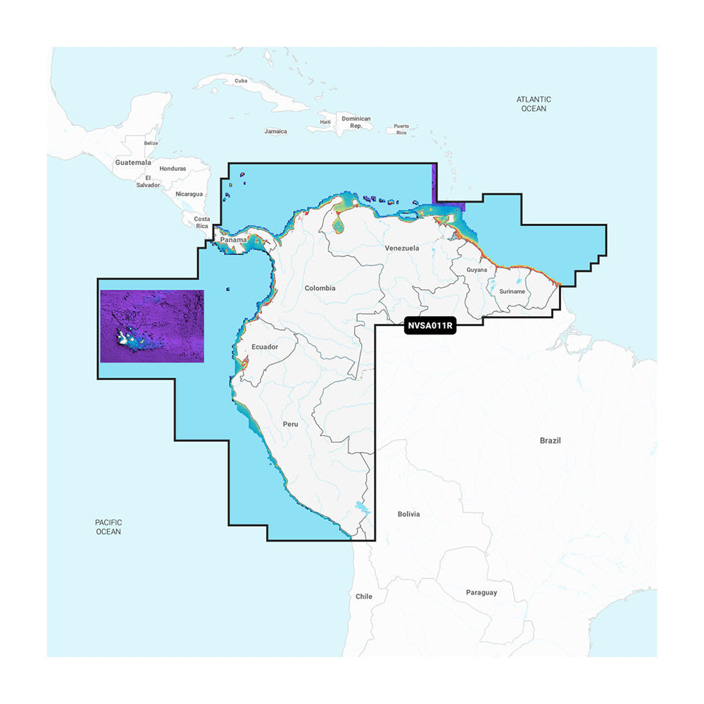 Garmin Navionics Vision NVSA011R South America North 