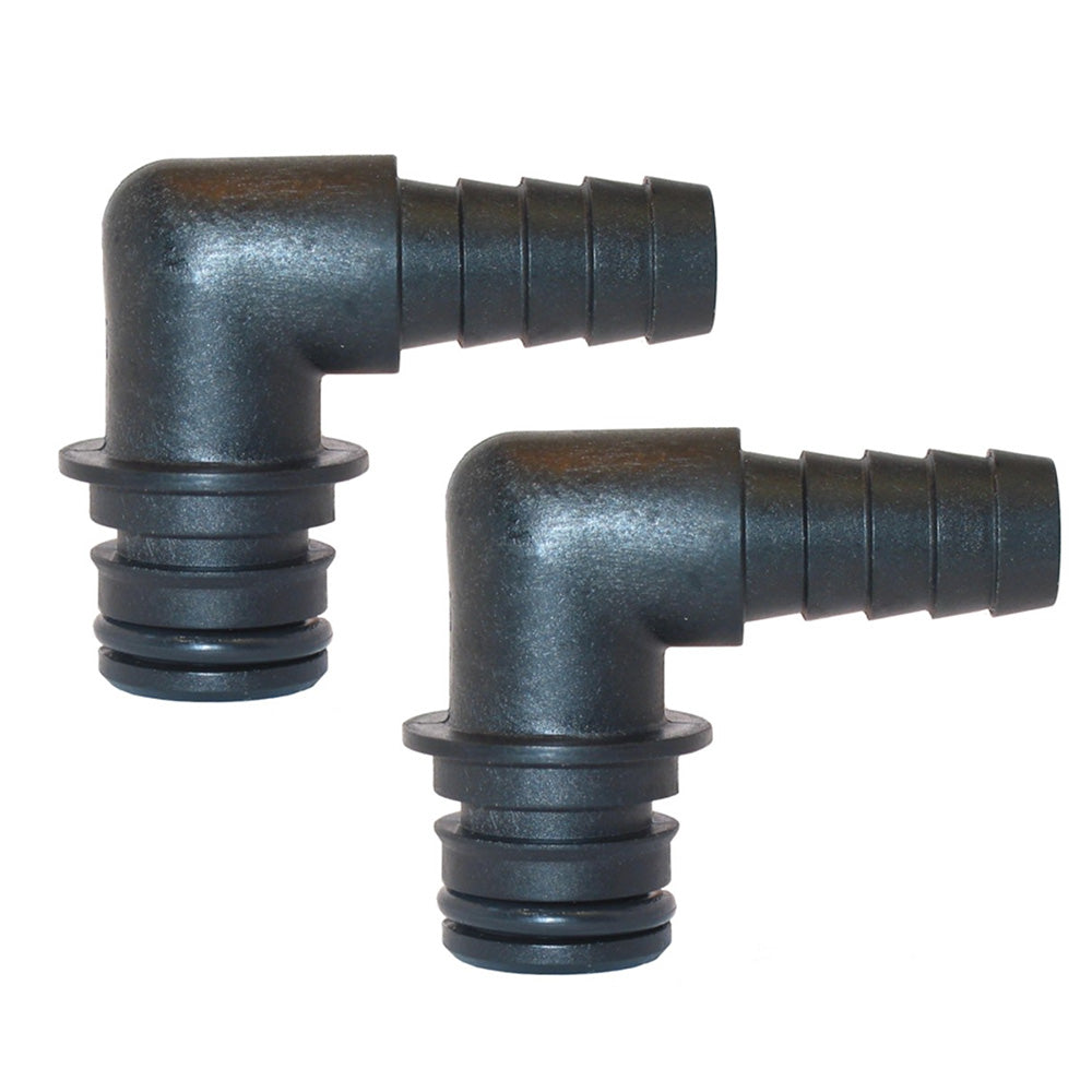 Jabsco Port Kit 90Degree Elbow 12 Hose Fitting 