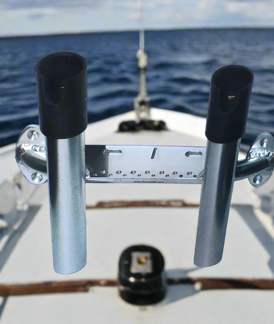 Angler's 2 Boat Console Rod - Hook - Pliers Rack