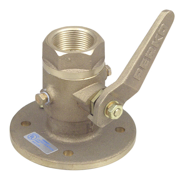 Perko 1-1/2" Seacock Ball Valve Bronze MADE IN THE USA [0805008PLB]