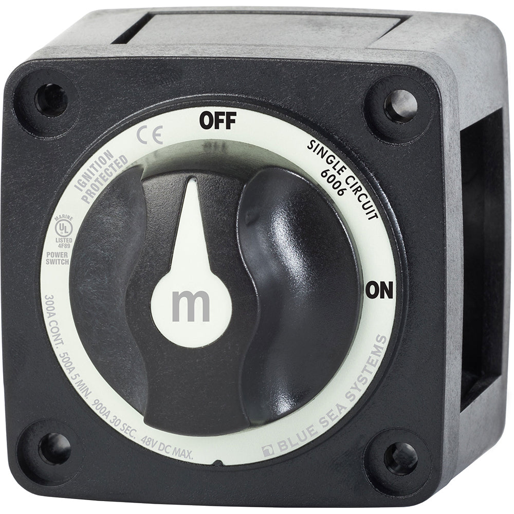 Blue Sea 6006200 Battery Switch Mini ONOFF  Black