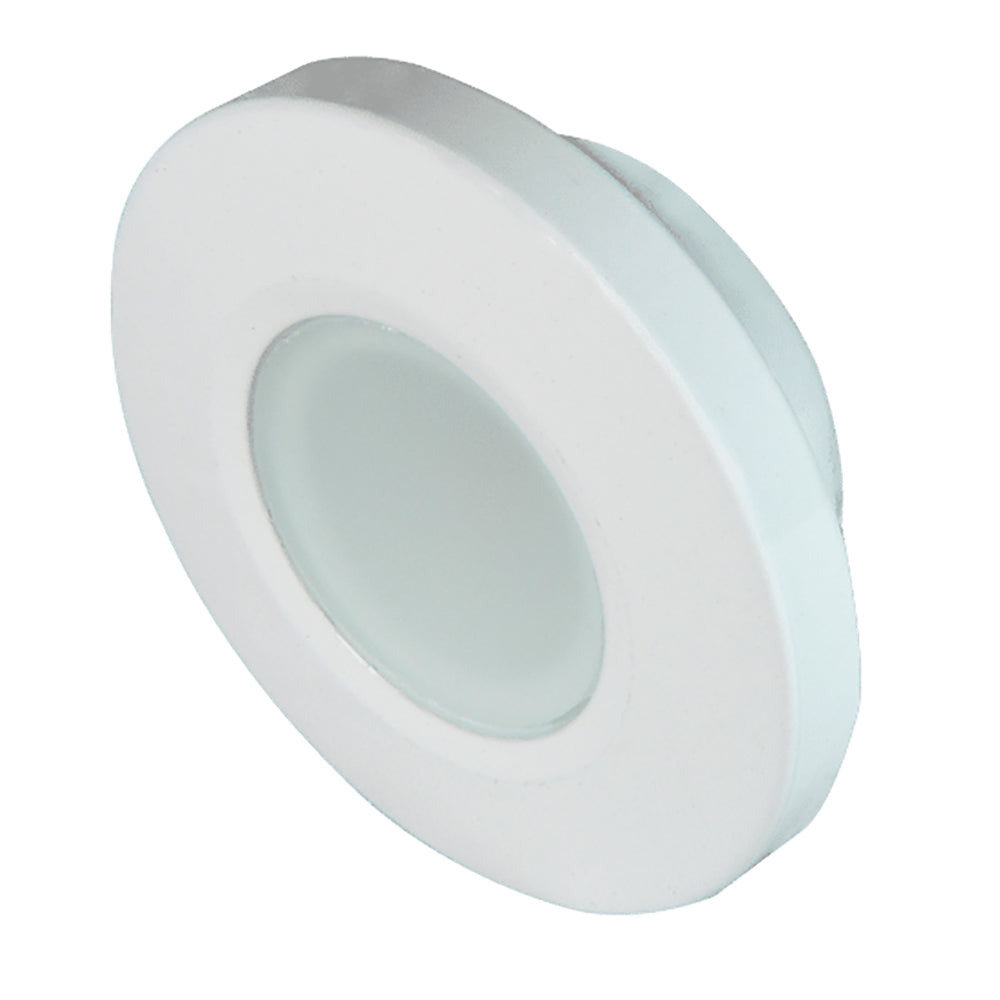 Lumitec Orbit  Flush Mount Down Light  White Finish  White NonDimming 112523