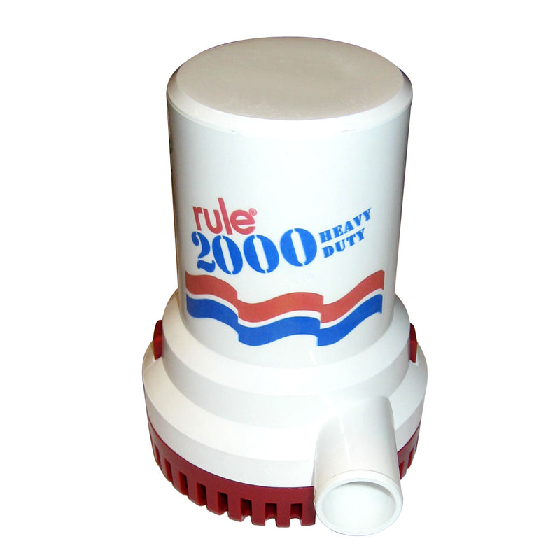 Rule 2000 GPH NonAutomatic Bilge Pump  24V 12