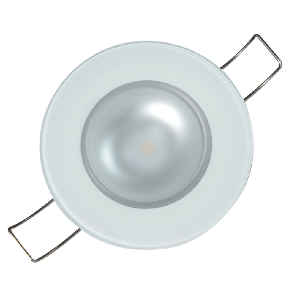 Lumitec Mirage  Flush Mount Down Light  Glass Finish  3Color RedBlue Non Dimming wWhite Dimming