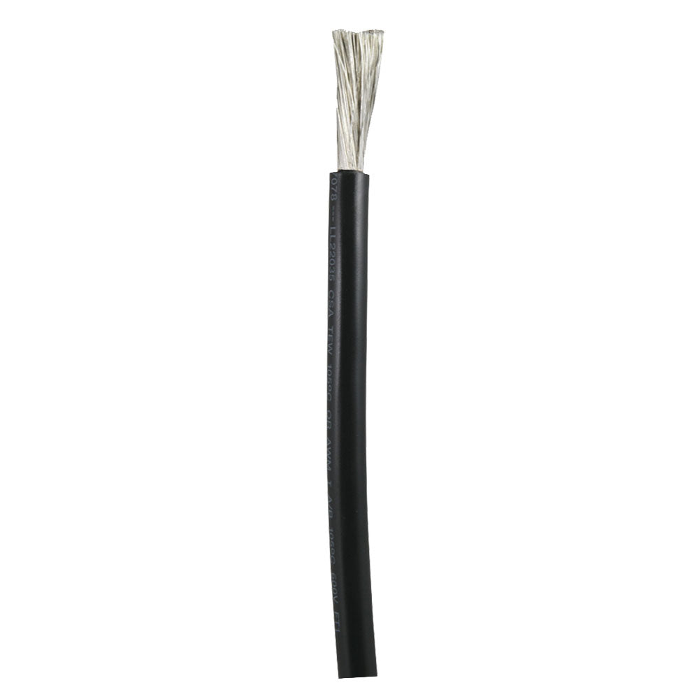 Ancor Black 1 AWG Battery Cable  Sold By The Foot 