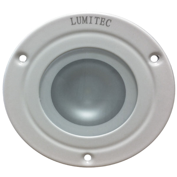 Lumitec Shadow  Flush Mount Down Light  White Finish  3Color RedBlue NonDimming wWhite Dimming