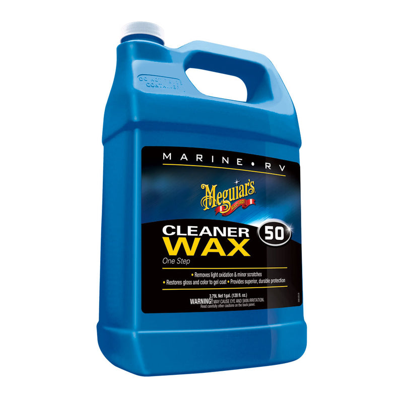 Meguiars 50 BoatRV Cleaner Wax  Liquid 1 Gallon M5001