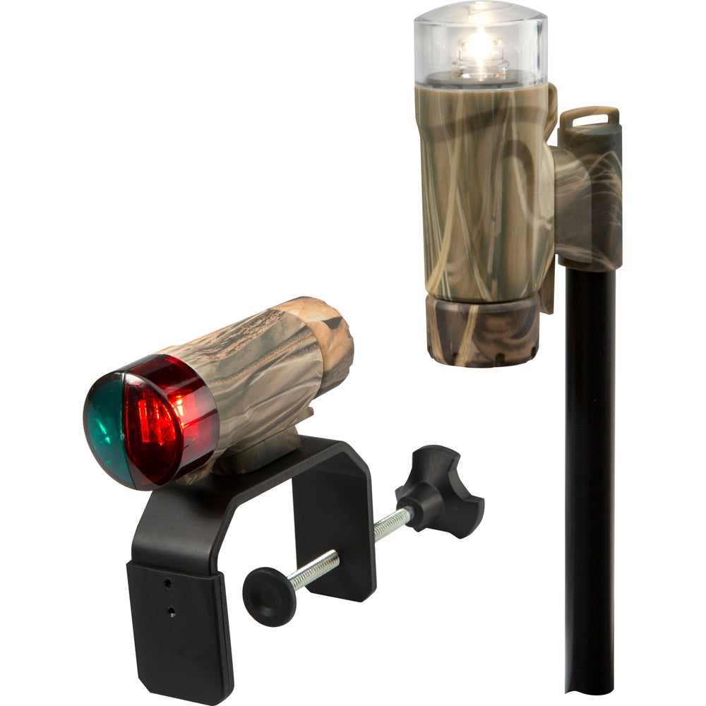 Attwood ClampOn Portable LED Light Kit  RealTree Max4 Camo 