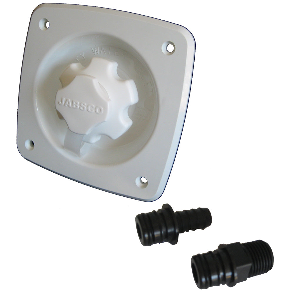 Jabsco Water Pressure Regulator - Flush Mount - White [44412-1045]