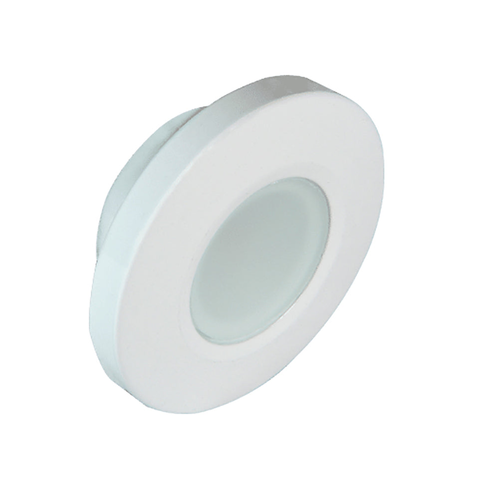 Lumitec Orbit Flush Mount Down Light  Blue NonDimming Red NonDimming  White Dimming wWhite Housing 112528