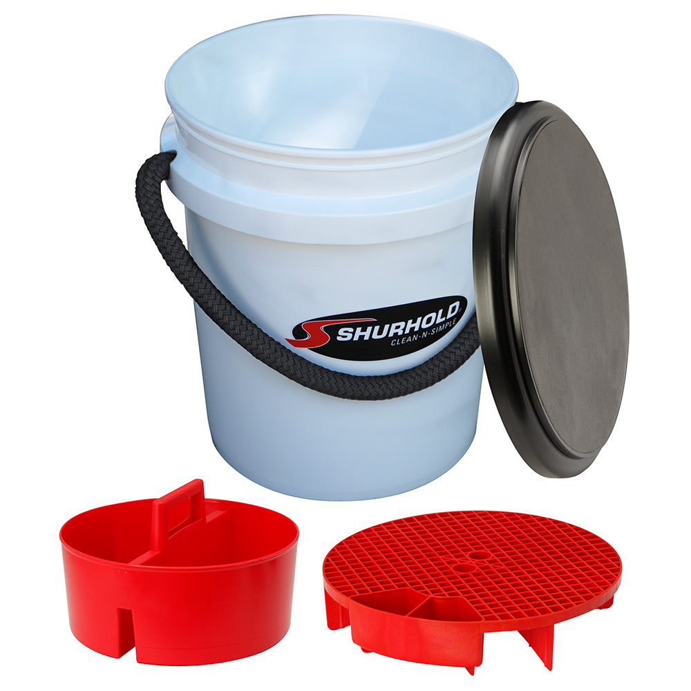 Shurhold One Bucket Kit  5 Gallon  White 2461