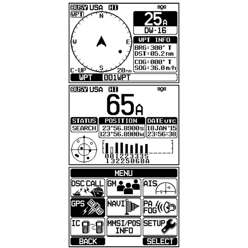 Standard Horizon Quantum GX6000 25W Commercial Grade Fixed Mount VHF 