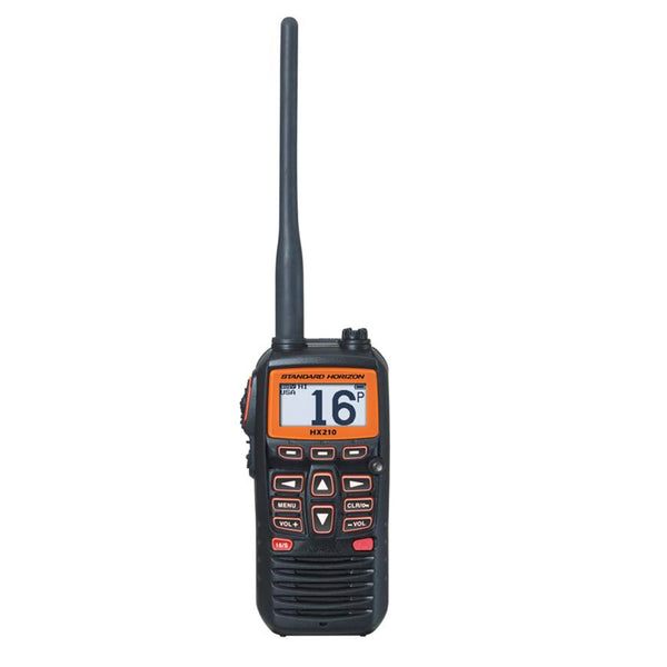 Standard Horizon HX210 6W Floating Handheld Marine VHF Transceiver HX210