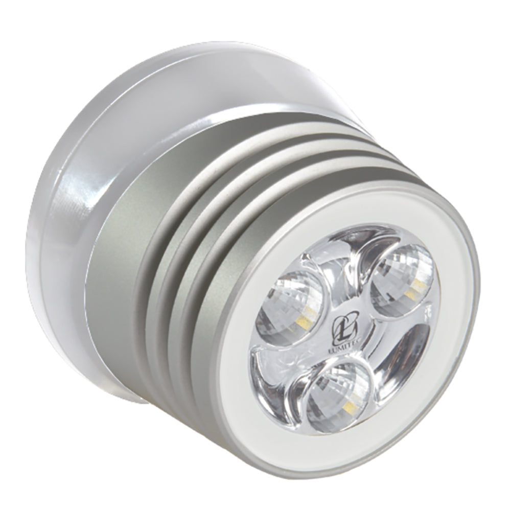 Lumitec Zephyr LED SpreaderDeck Light  Brushed White Base  White NonDimming 101325