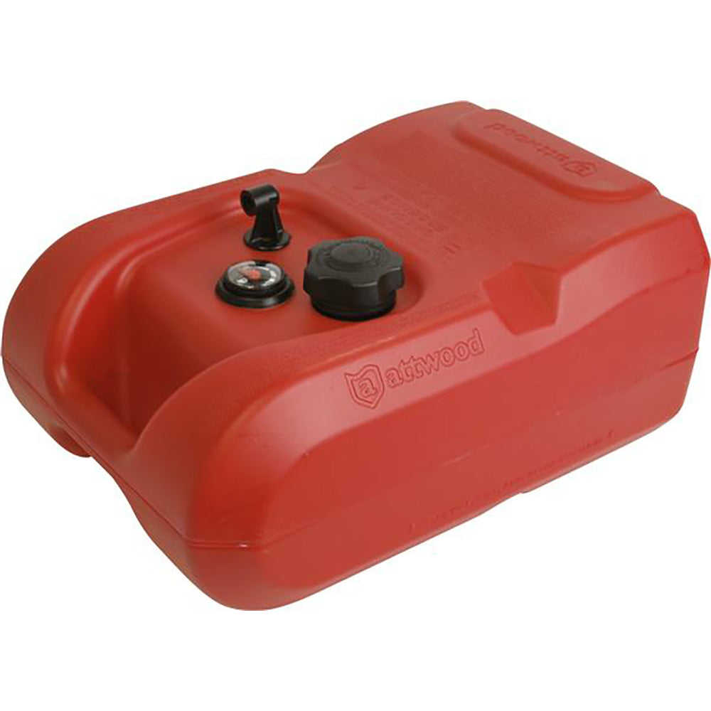 Attwood Portable Fuel Tank  6 Gallon wGauge 8806LPG2