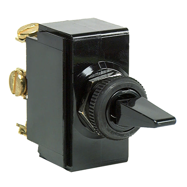 Cole Hersee Standard Toggle Switch SPDT (On)-Off-(On) 3 Screw [54104-BP]