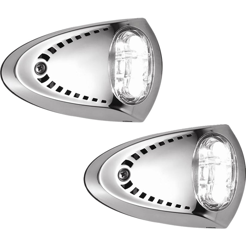 Attwood LED Docking Lights  Stainless Steel  White LED  Pair