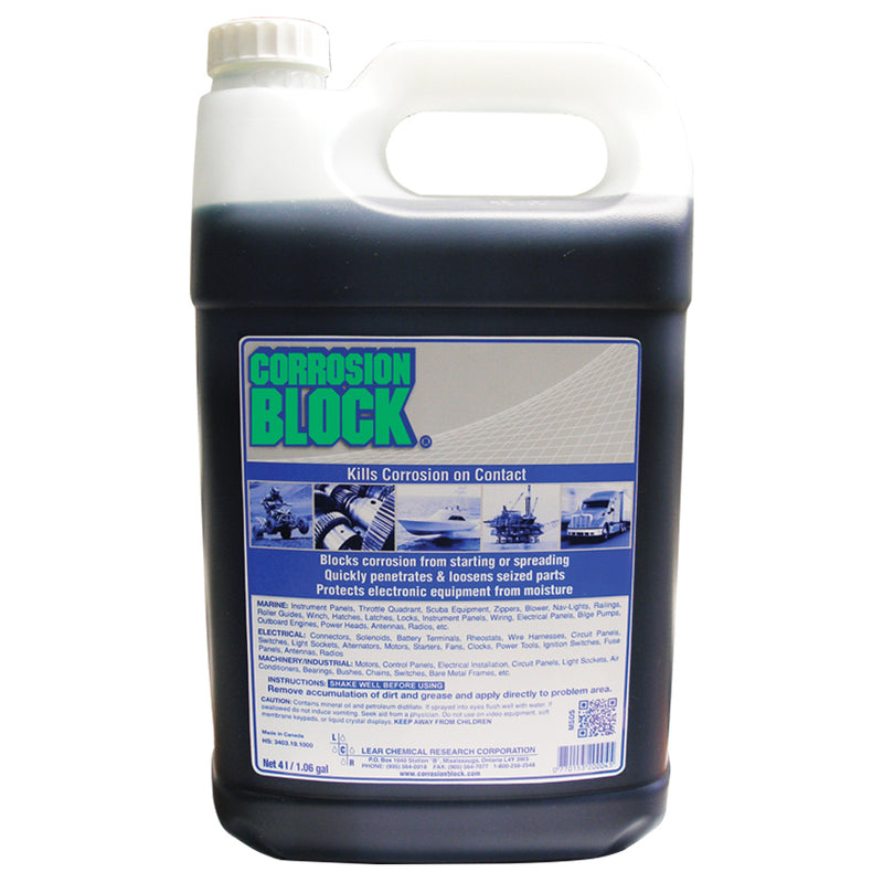 Corrosion Block Liquid 4Liter Refill  NonHazmat NonFlammable  NonToxic 20004