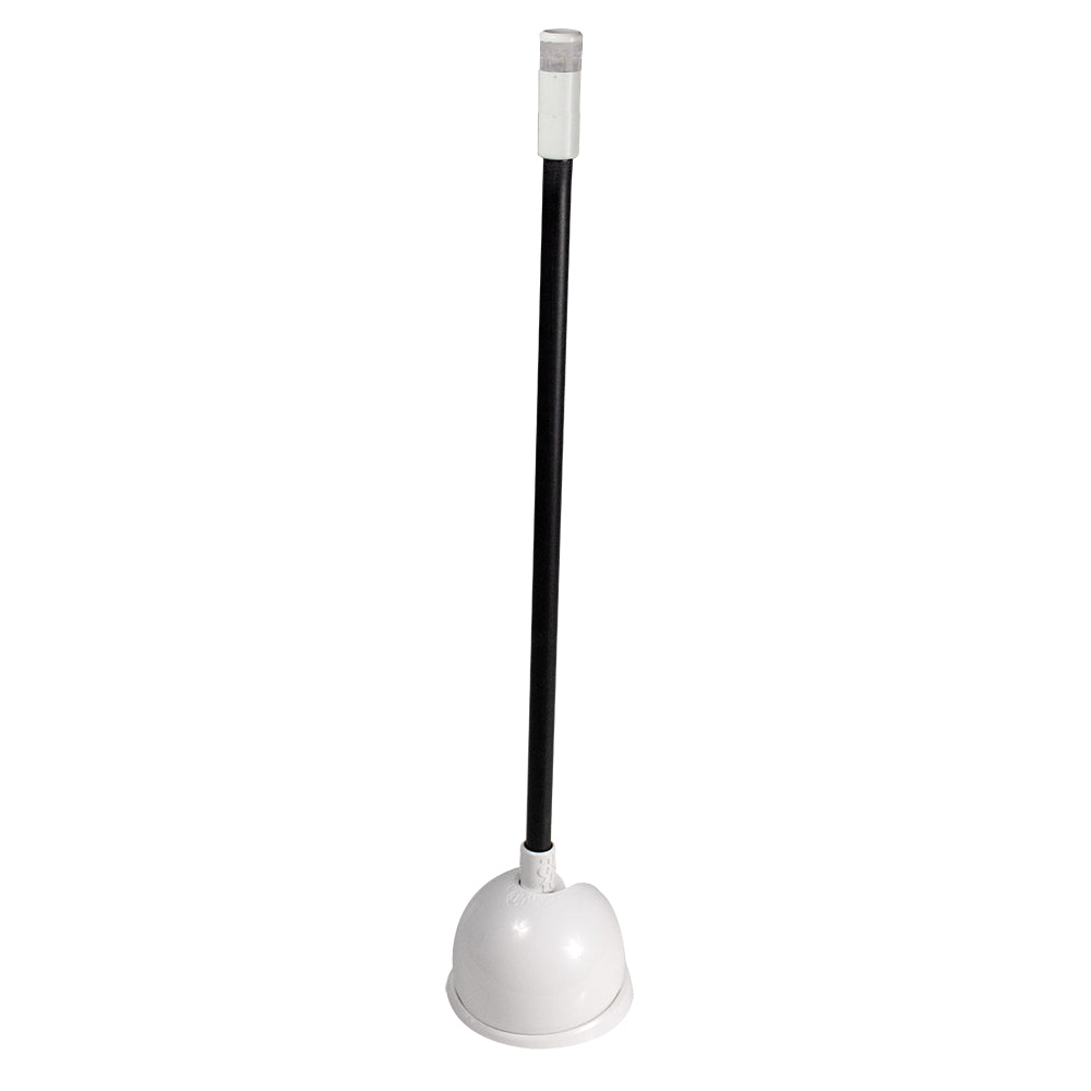 Lumitec Contour Anchor Light  12  Black Shaft White Base 101585