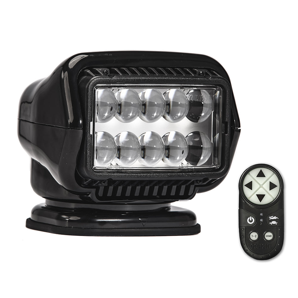 Golight Stryker ST Series Permanent Mount Black LED wWireless Handheld Remote 30514ST