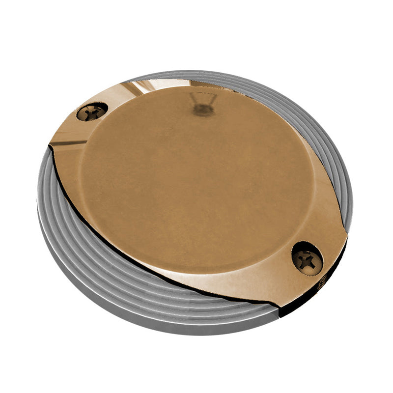 Lumitec Scallop Surface Mount Pathway Light  Spectrum RGBWWarm White  Bronze Finish 101673