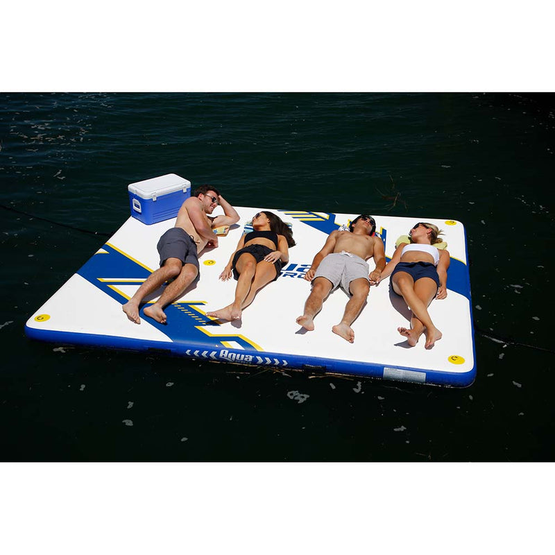 Aqua Leisure 10 x 8 Inflatable Deck  Drop Stitch APR20924