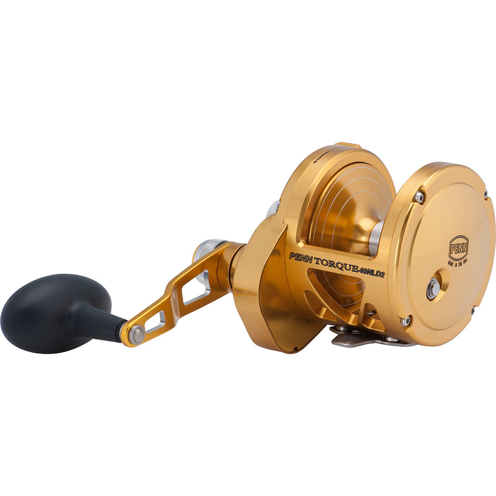 PENN Torque Lever Drag 2 Speed Reel Gold TRQ40NLD2 [1206070]