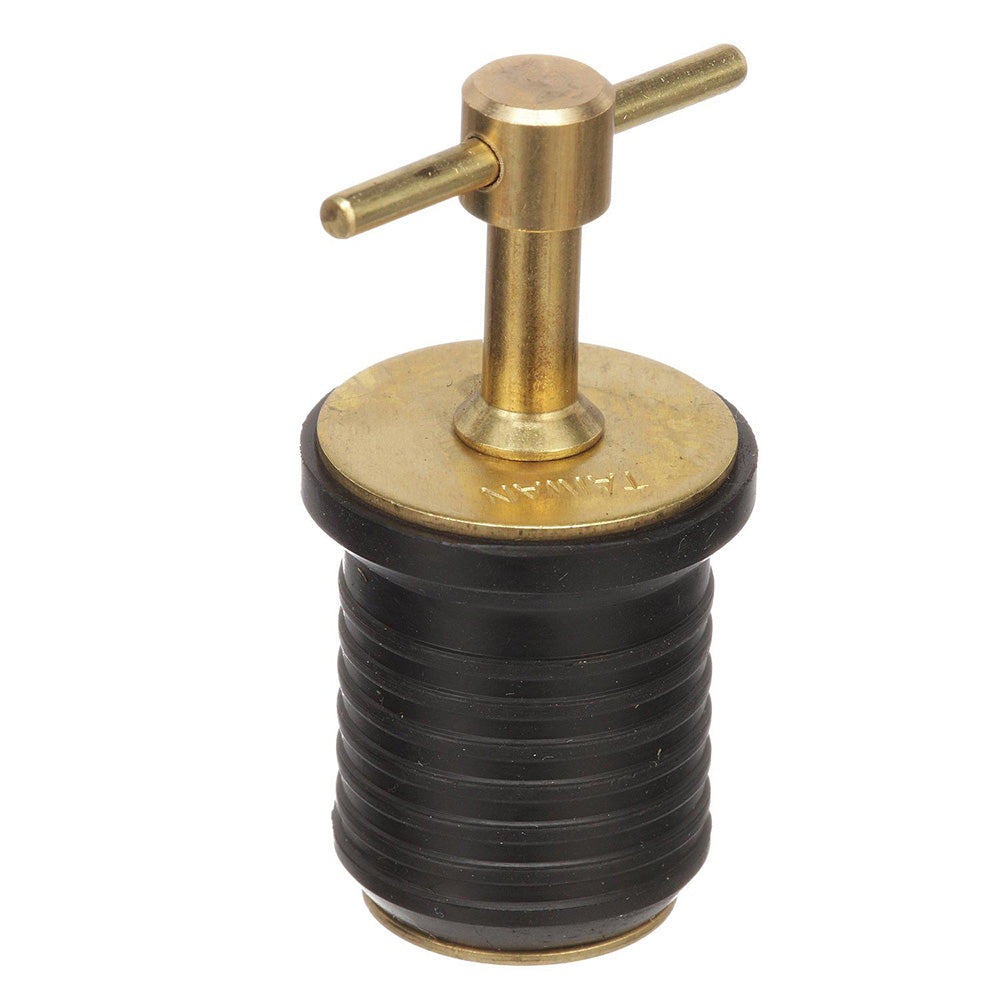 Attwood THandle Brass Drain Plug  1 Diameter 7526A7