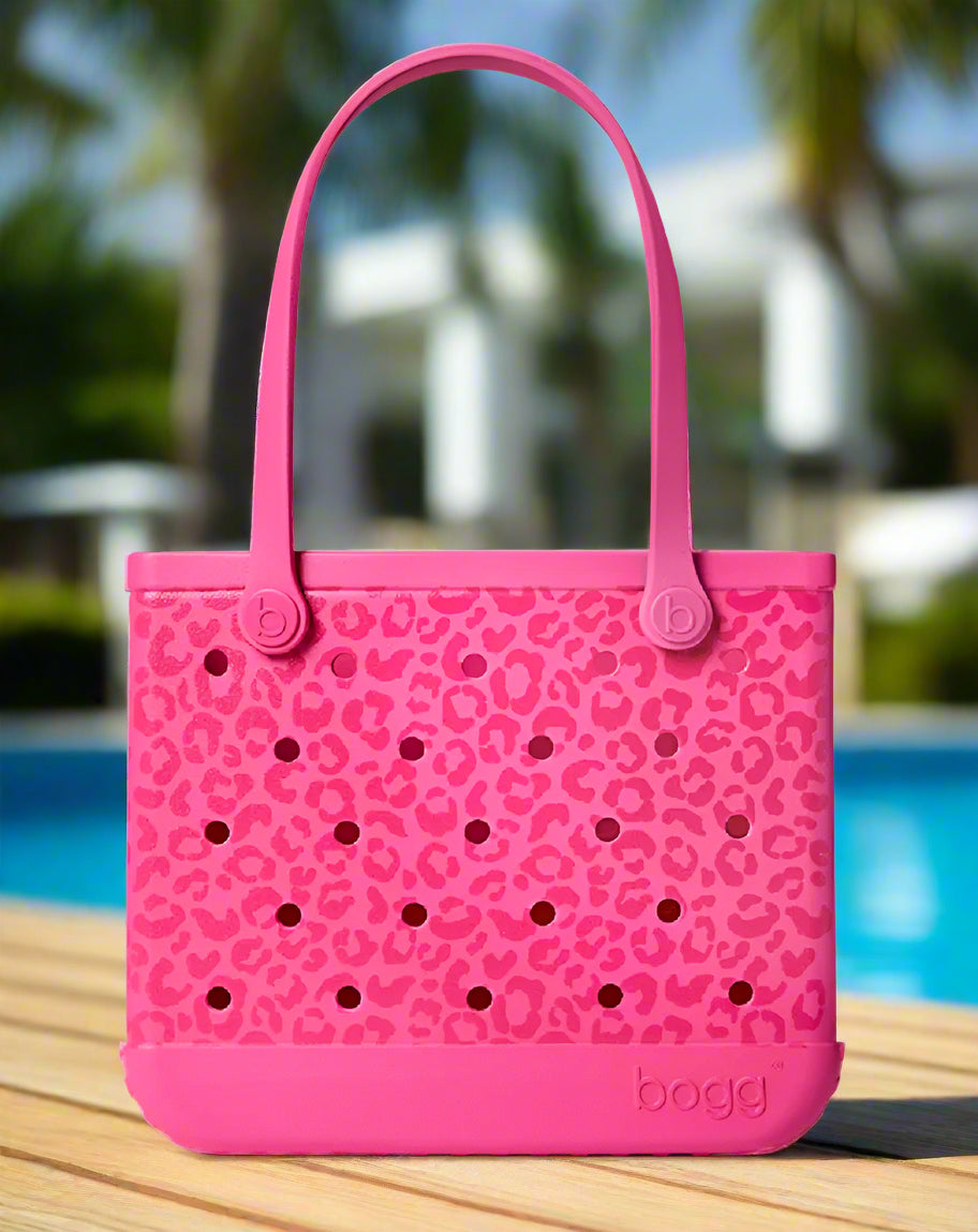 Bogg Bag Baby Leopard Pink