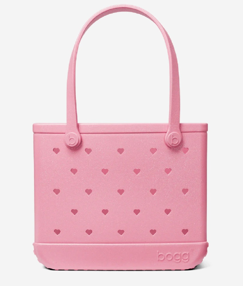 Bogg Bag Baby Shimmer Heart Bubblegum