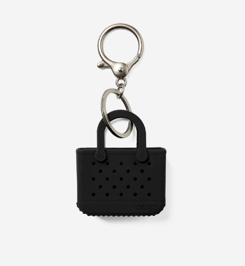 Bogg Tiny Tote Keychain Black 