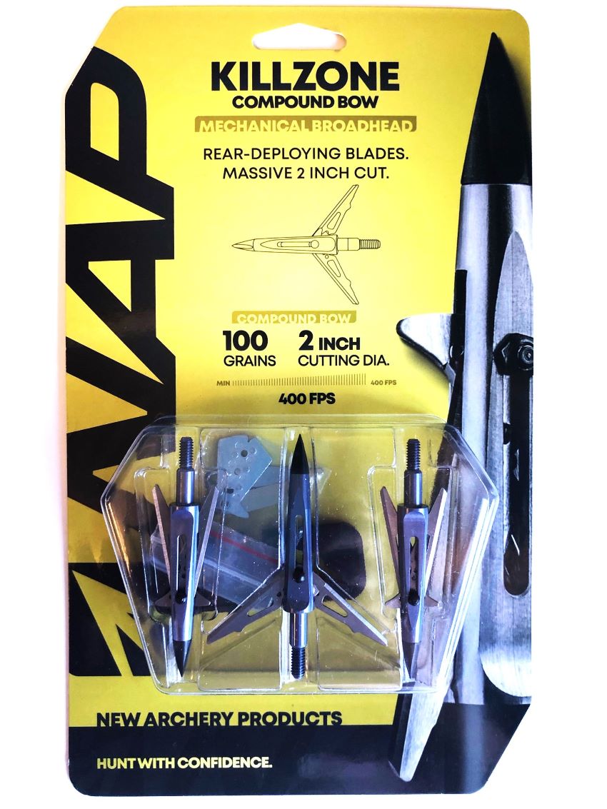 NAP KillZone Mechanical Broadheads 100Gr