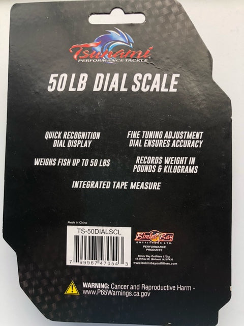 Tsunami 50lb Dial Scale