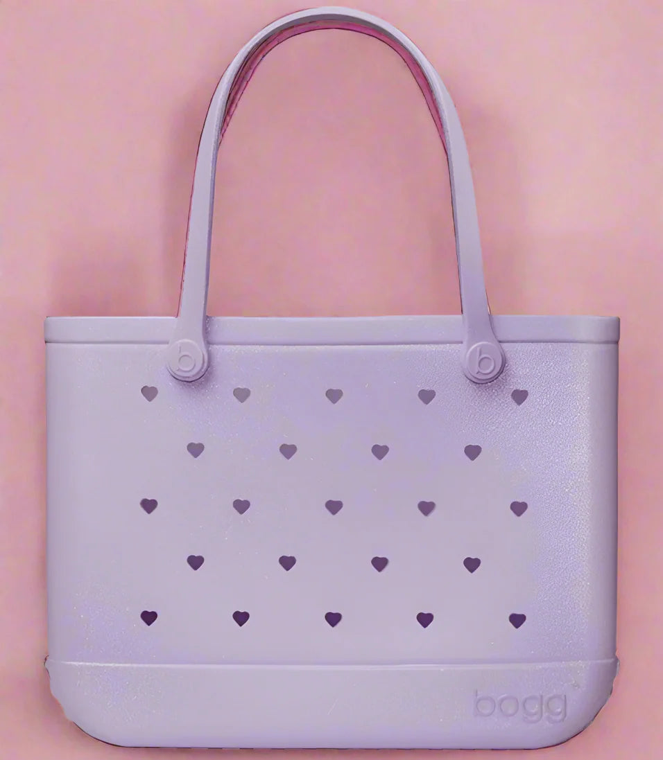 Original Bogg Bag Heart Shimmer Lilac