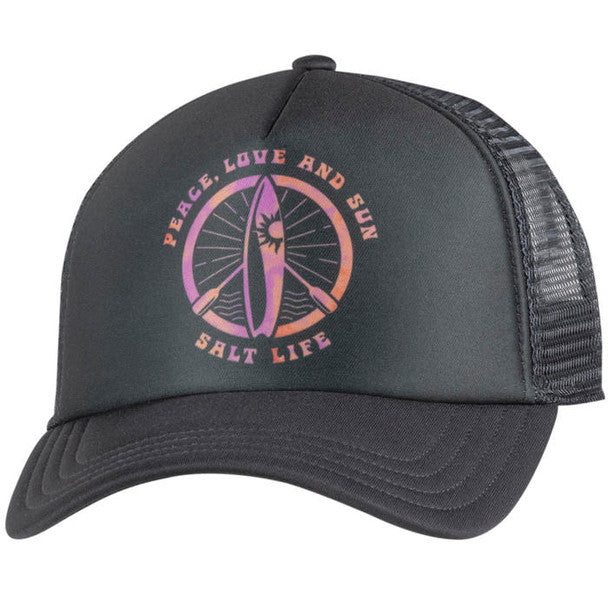 Salt Life Peace Love Sun Trucker Cap 