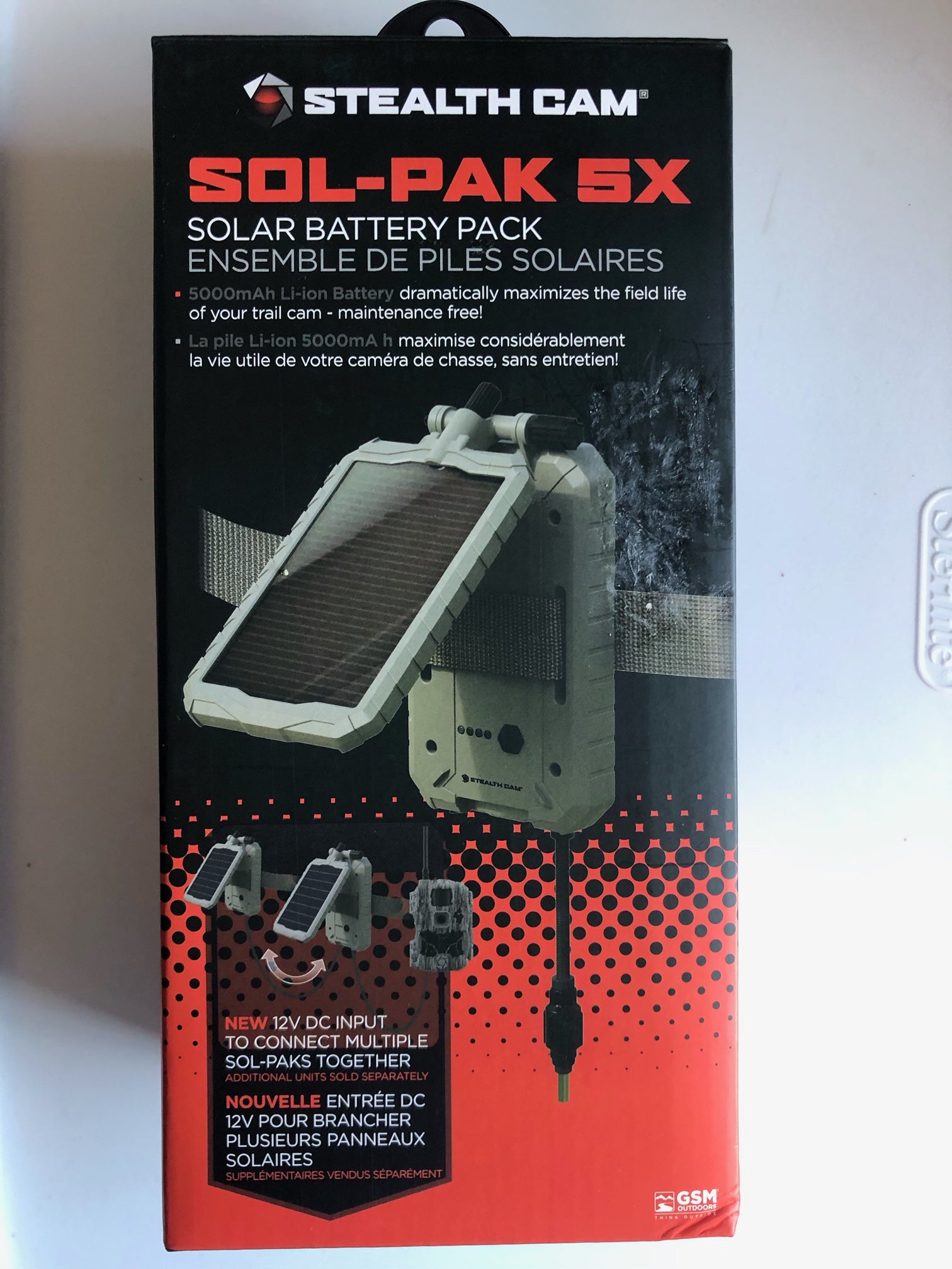 Stealth Cam Solar Battery Pack