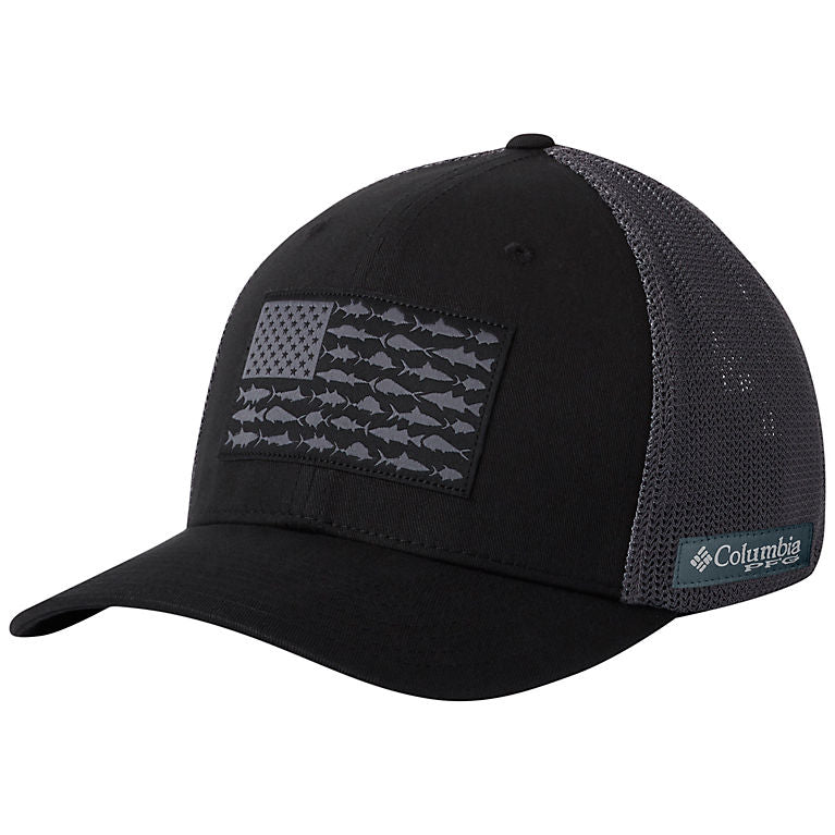 Columbia PFG Mesh Fish Flag Ball Cap