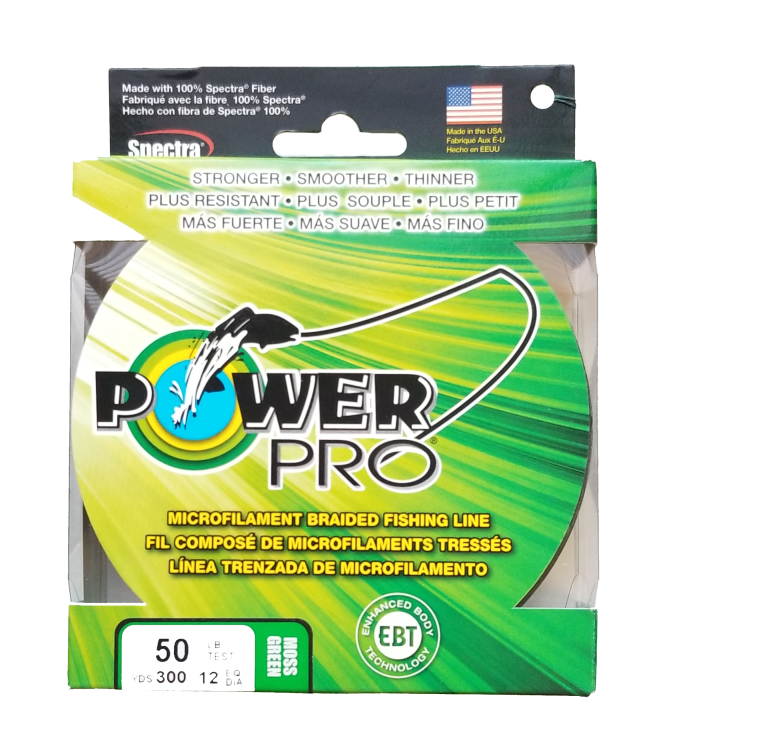 Power Pro Green 50 lb 300 yds Braided Fishing Line