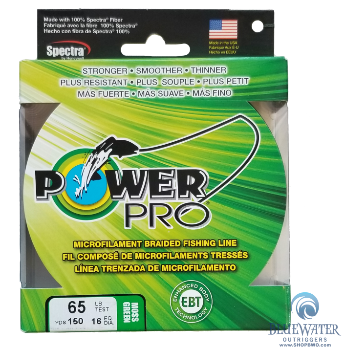 Power Pro Green 65 lb 150 yds Braided Fishing Line