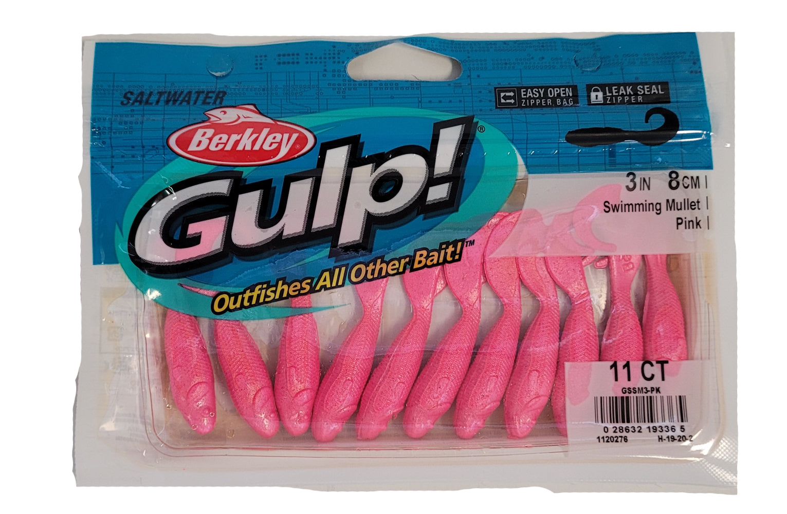 Berkley Gulp Pink Swimming Mullet