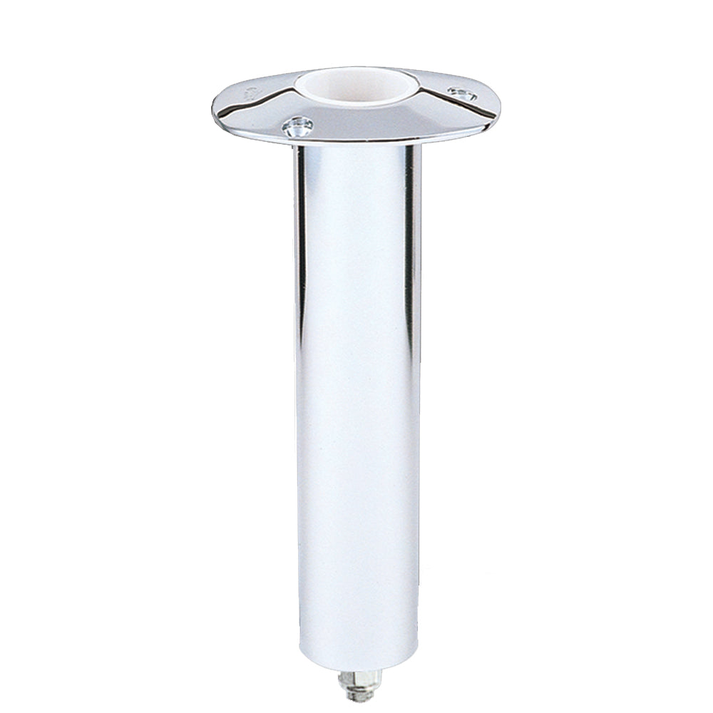 Lees 0 Degree Stainless Steel Swivel Base Flush Mount Rod Holder