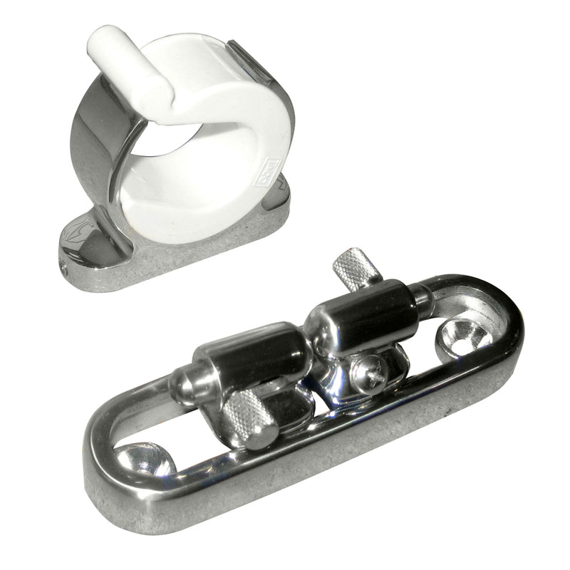 TACO Stainless Steel Clamp-On Adjustable Rod Holder - 1-1/16 & 1